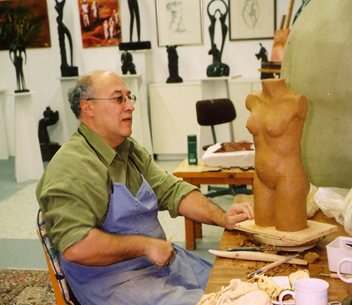 A. Grandin bei der Arbeit